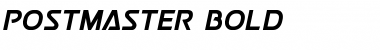 Download Postmaster Bold Bold Font Title Preview