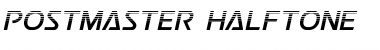 Download Postmaster Halftone Regular Font Title Preview