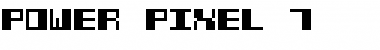Download Power Pixel-7 Regular Font Title Preview
