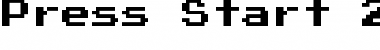 Download Press Start 2P Regular Font Title Preview