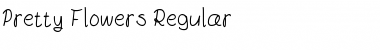 Download Pretty Flowers Regular Font Title Preview