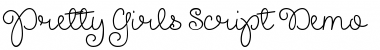 Download Pretty Girls Script Demo Regular Font Title Preview