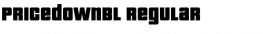 Download Pricedown Black Font Title Preview