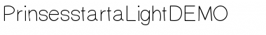 Download PrinsesstartaDEMO Light Font Title Preview