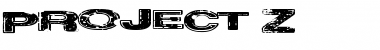 Download Project Z Regular Font Title Preview