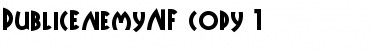 Download Public Enemy NF Regular Font Title Preview