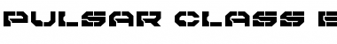 Download Pulsar Class Expanded Expanded Font Title Preview