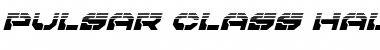 Download Pulsar Class Halftone Italic Italic Font Title Preview