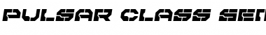 Download Pulsar Class Semi-Italic Semi-Italic Font Title Preview