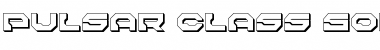 Download Pulsar Class Solid 3D Regular Font Title Preview