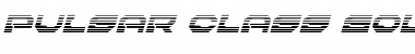 Download Pulsar Class Solid Gradient Italic Italic Font Title Preview