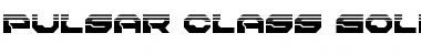 Download Pulsar Class Solid Halftone Regular Font Title Preview