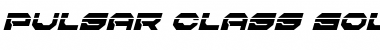 Download Pulsar Class Solid Laser Italic Italic Font Title Preview