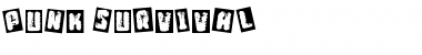 Download Punk Survival Regular Font Title Preview