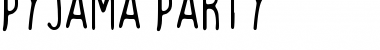 Download Pyjama Party Regular Font Title Preview