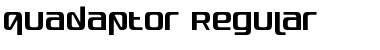 Download Quadaptor Regular Font