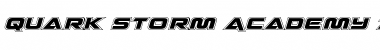 Download Quark Storm Academy Italic Italic Font