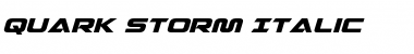Download Quark Storm Italic Italic Font