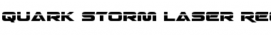 Download Quark Storm Laser Regular Font