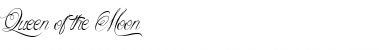 Download Queen of the Moon Italic Font Title Preview