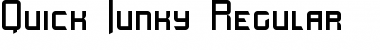 Download Quick Junky Regular Font Title Preview