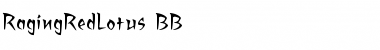Download RagingRedLotus BB Regular Font
