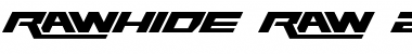 Download Rawhide Raw 2012 Regular Font Title Preview