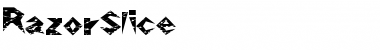 Download RazorSlice Regular Font Title Preview