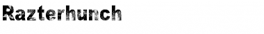Download Razterhunch Regular Font Title Preview