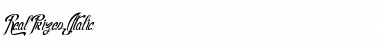 Download RealPrizesItalic Regular Font Title Preview