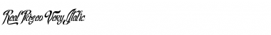Download RealPrizesVeryItalic Regular Font Title Preview