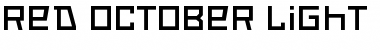 Download Red October Light Light Font Title Preview