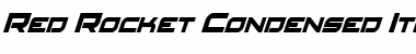 Download Red Rocket Condensed Italic Condensed Italic Font Title Preview