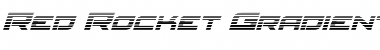 Download Red Rocket Gradient Italic Italic Font Title Preview