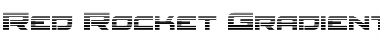 Download Red Rocket Gradient Regular Font Title Preview