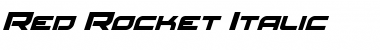 Download Red Rocket Italic Italic Font Title Preview
