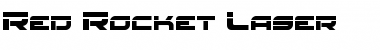 Download Red Rocket Laser Regular Font Title Preview