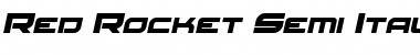 Download Red Rocket Semi-Italic Semi-Italic Font Title Preview