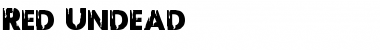 Download Red Undead Regular Font Title Preview
