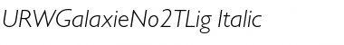 Download URWGalaxieNo2TLig Italic Font