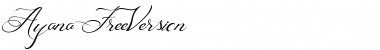 Download Ayana FreeVersion Regular Font Title Preview