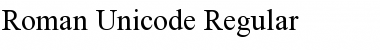 Download Roman Unicode Font