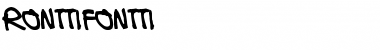 Download Ronttifontti Regular Font Title Preview