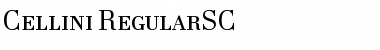 Download Cellini-RegularSC Regular Font Title Preview