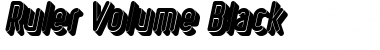 Download Ruler Volume Black Regular Font Title Preview