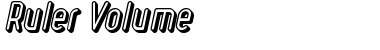 Download Ruler Volume Regular Font Title Preview