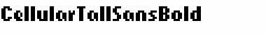 Download CellularTallSansBold Regular Font Title Preview
