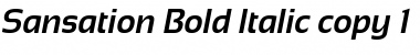 Download Sansation Bold Italic Font