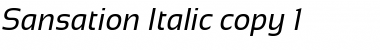Download Sansation Italic Font
