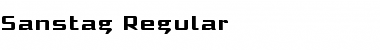 Download Sanstag Regular Font Title Preview